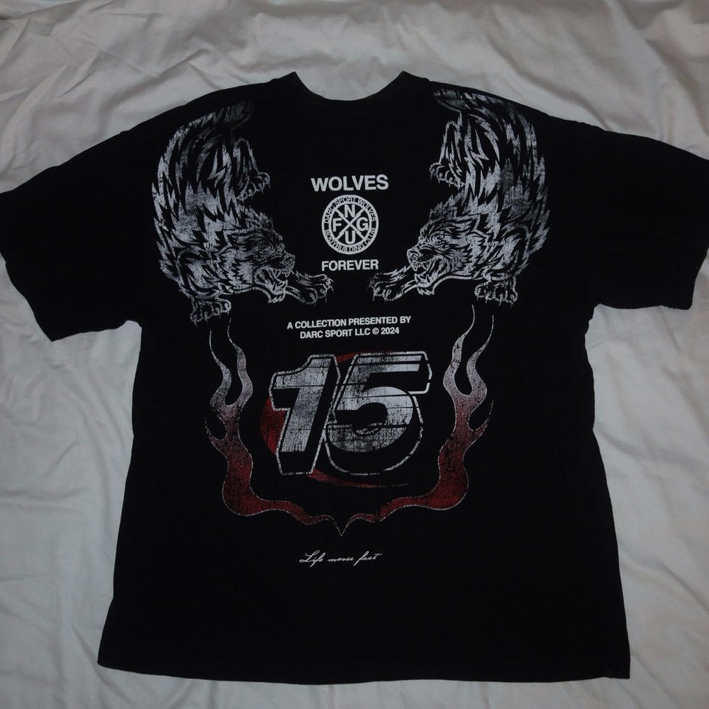 Darc Sport Full Throttle "Premium Vintage" Oversized Tee in Black
